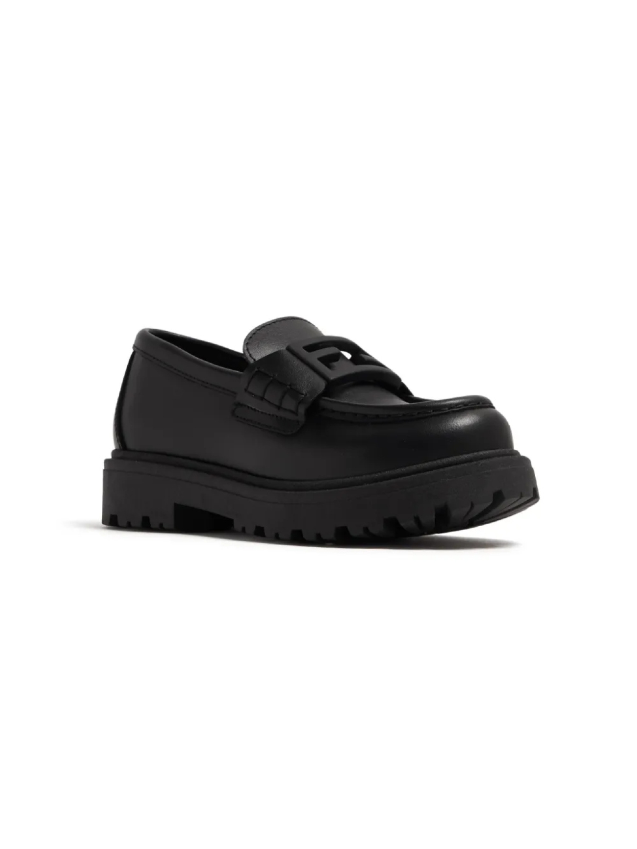 

Лоферы с логотипом FF Fendi Kids, черный