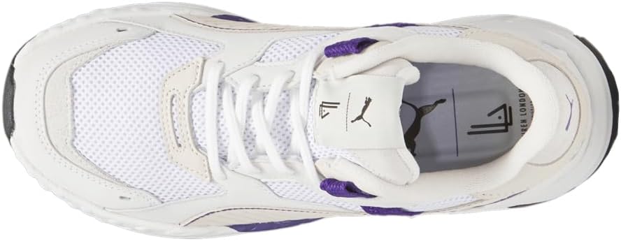 Мужские кроссовки PUMA L. London X Rs-Trck на шнуровке, повседневные - белые — фото 4