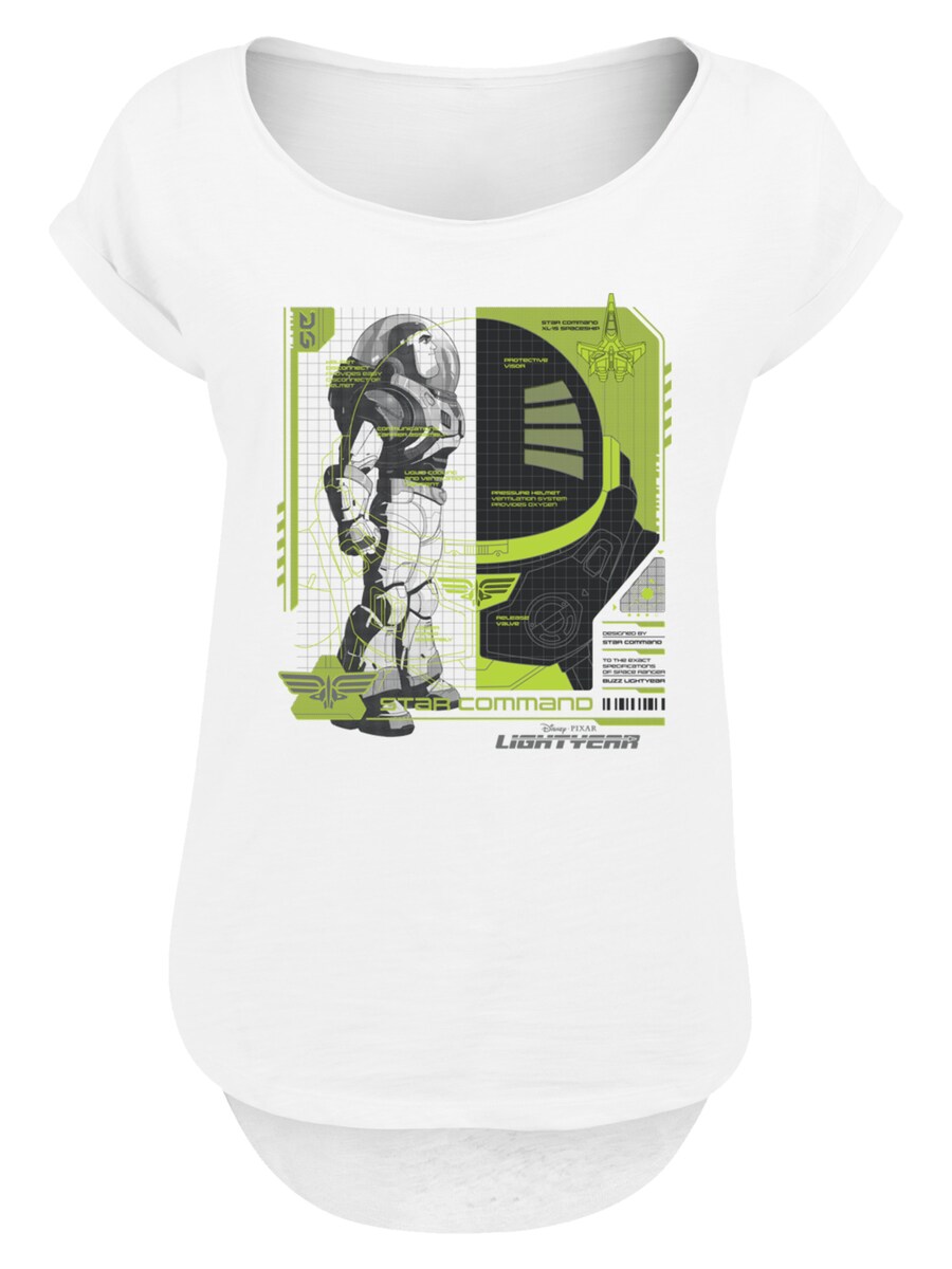 

Рубашка F4NT4STIC Buzz Lightyear Buzz Tech Panel, белый