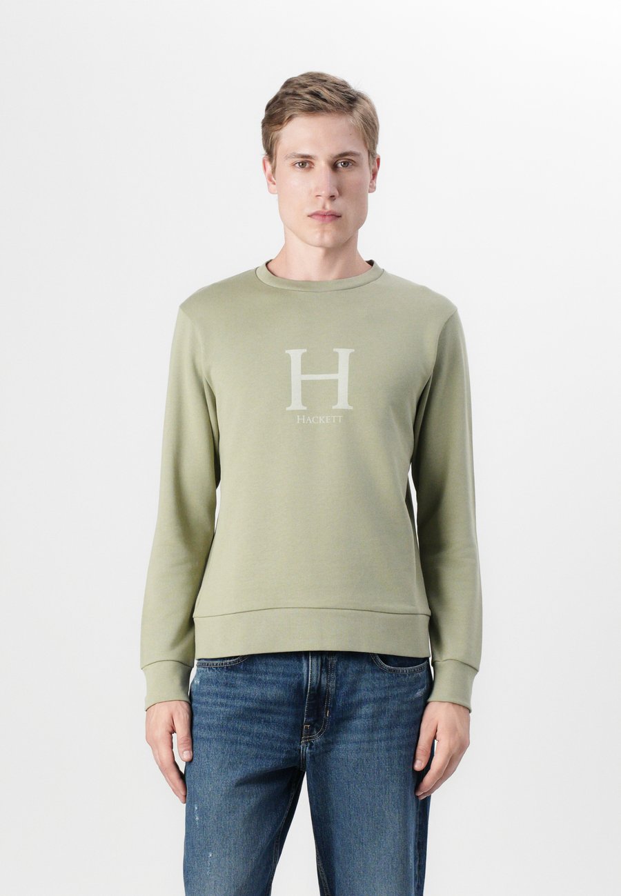 

Толстовка Hackett London HERITAGE CREW, Sage Green/Green