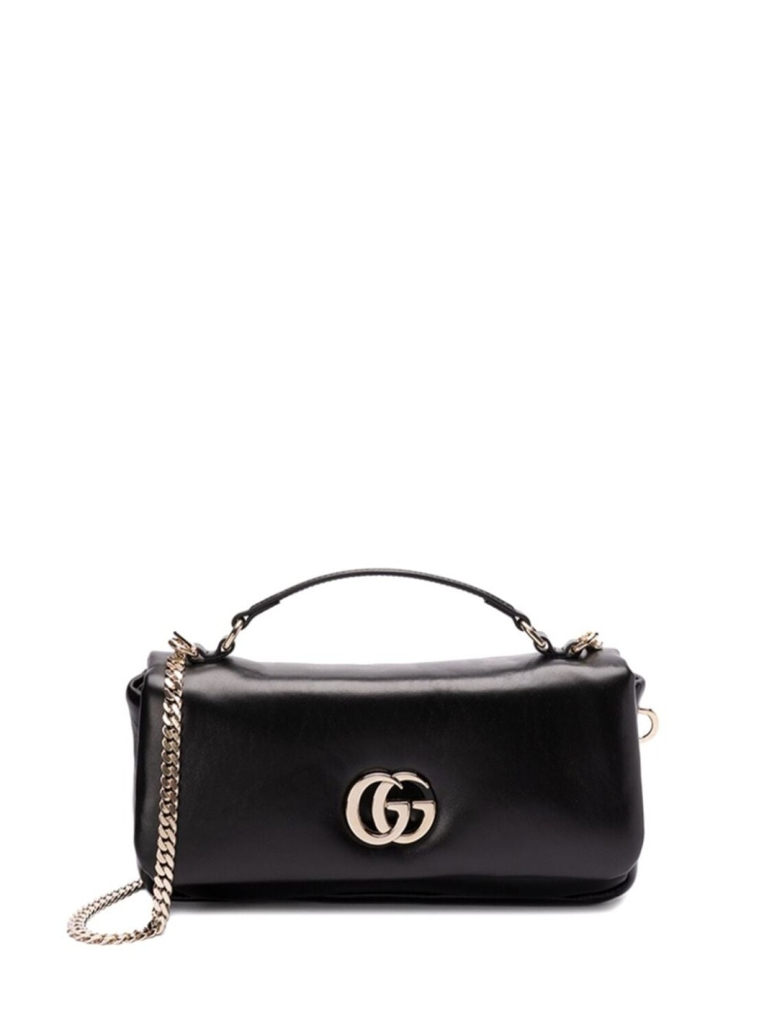 

Маленькая сумка-тоут Gucci Milano с логотипом, черный