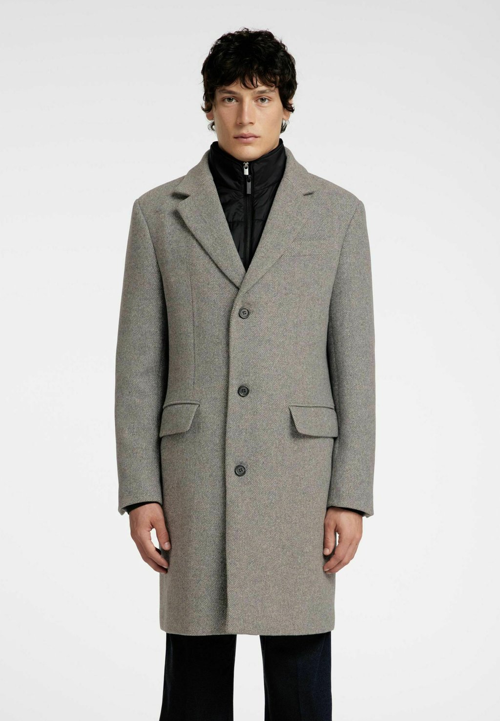 

Классическое пальто SLHNEW JOSEPH - Short coat Selected Homme, серый