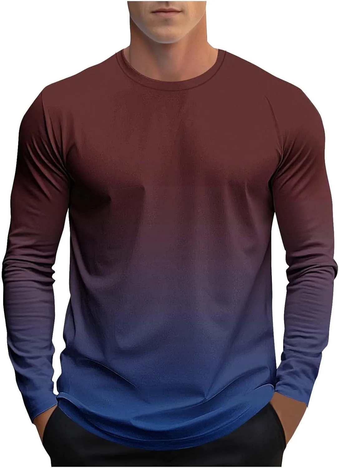 

Мужская футболка с длинным рукавом casual Dovford