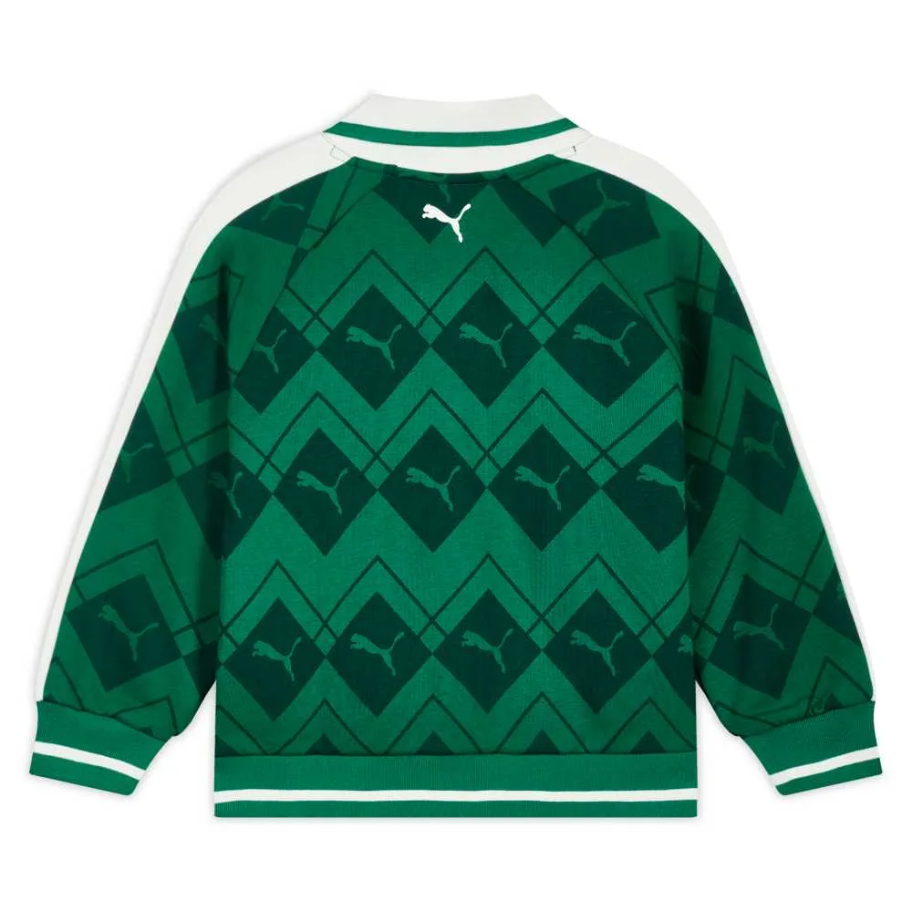 Свитшот Fall 2022 T7 Collection Kids' PUMA, зеленый — фото 3