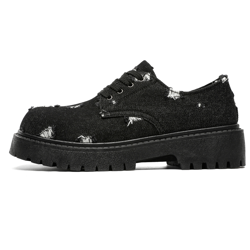 JANECO Мужские повседневные кеды Nike Low Top черно-синие, цвет Blue — фото 3