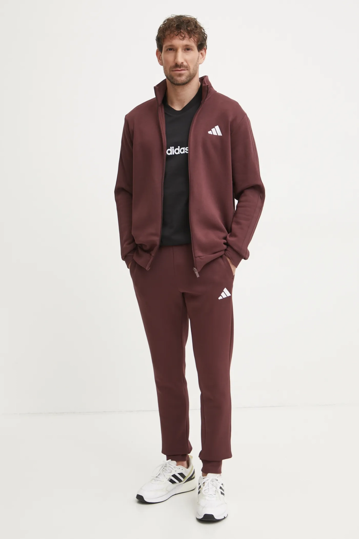 

Спортивный костюм 3S FL TT TS adidas, красный