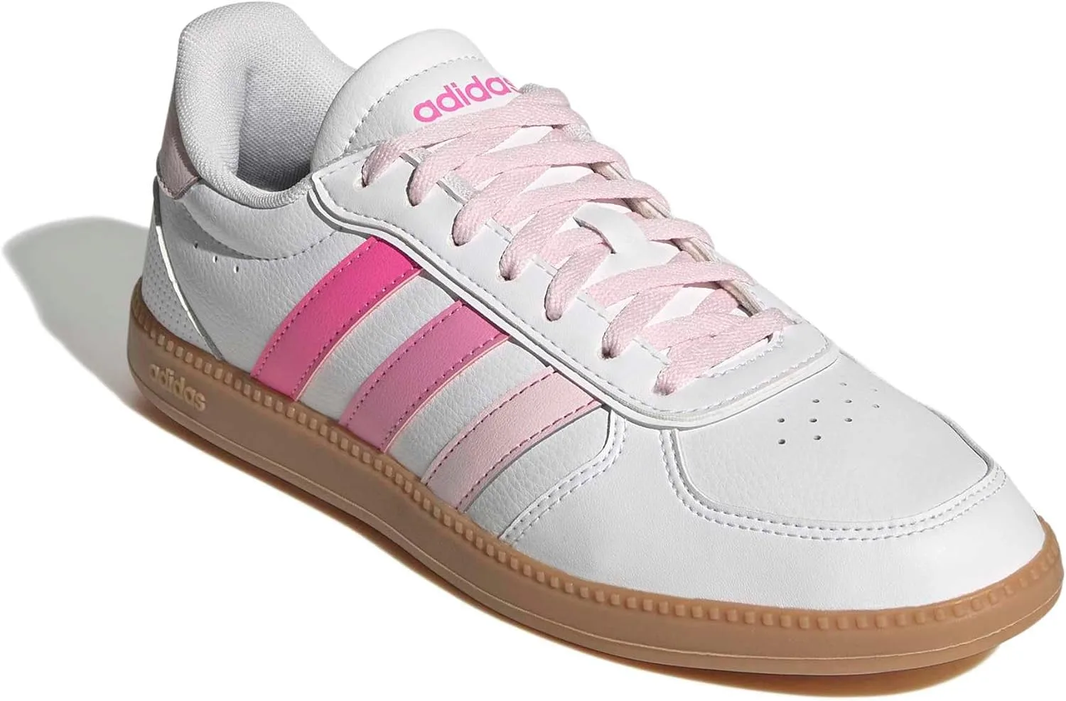 Унисекс кроссовки Adidas Breaknet Sleek, белый/розовый — фото 3