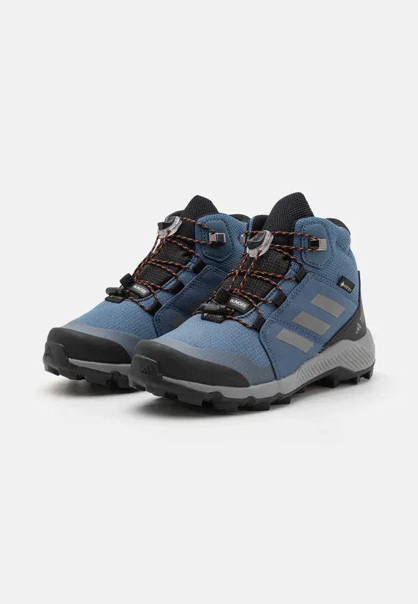 Треккинговые ботинки Adidas Terrex Mid GTX, стальной/серый/полуоранжевый — фото 2
