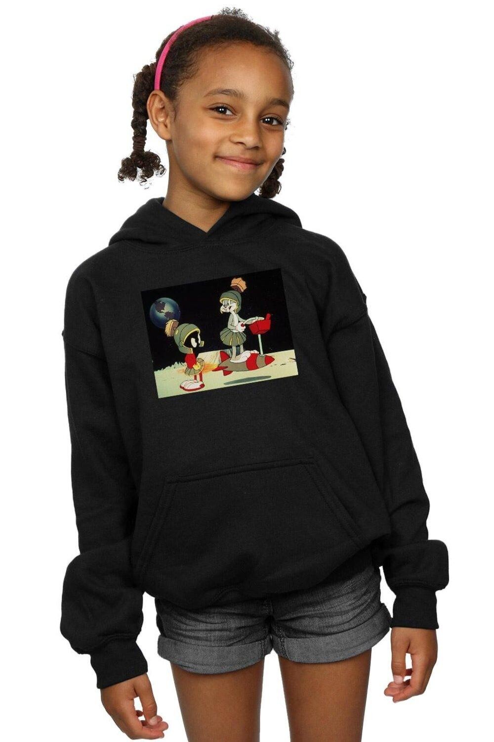 

Толстовка с капюшоном Bugs Bunny Looney Tunes, черный