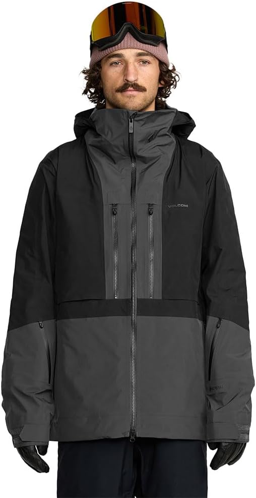

Мужская куртка для сноуборда Volcom Tds Infrared Gore-tex - водонепроницаемость 30k, утеплитель с пухом, Recco, Black, Черный, Мужская куртка для сноуборда Volcom Tds Infrared Gore-tex - водонепроницаемость 30k, утеплитель с пухом, Recco, Black