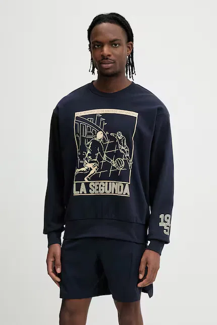 Толстовка тренировочная Heritage Adidas Performance, синий