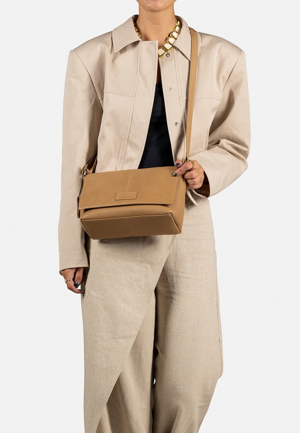 

Сумка через плечо SOFT SKYLAR SATCHEL Burkely, цвет beige