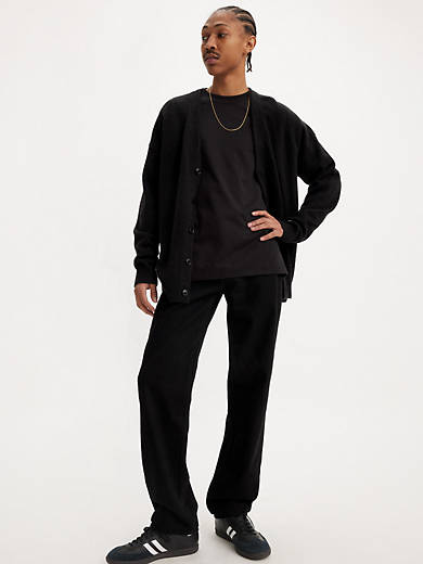 

550 Мужские джинсы свободного кроя Levi's, цвет Black - Non Stretch