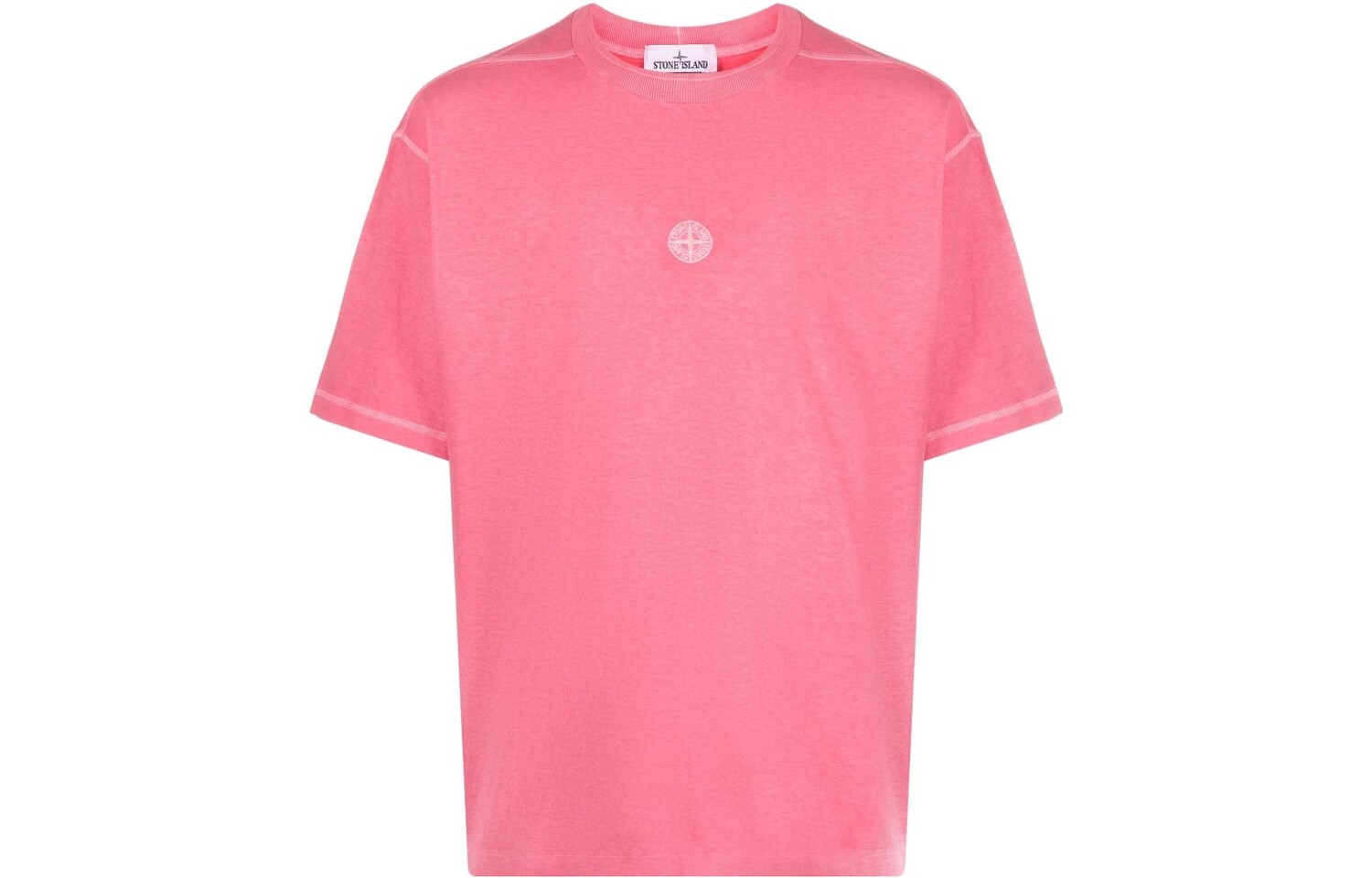 

Футболка мужская розовая Stone Island, розовый