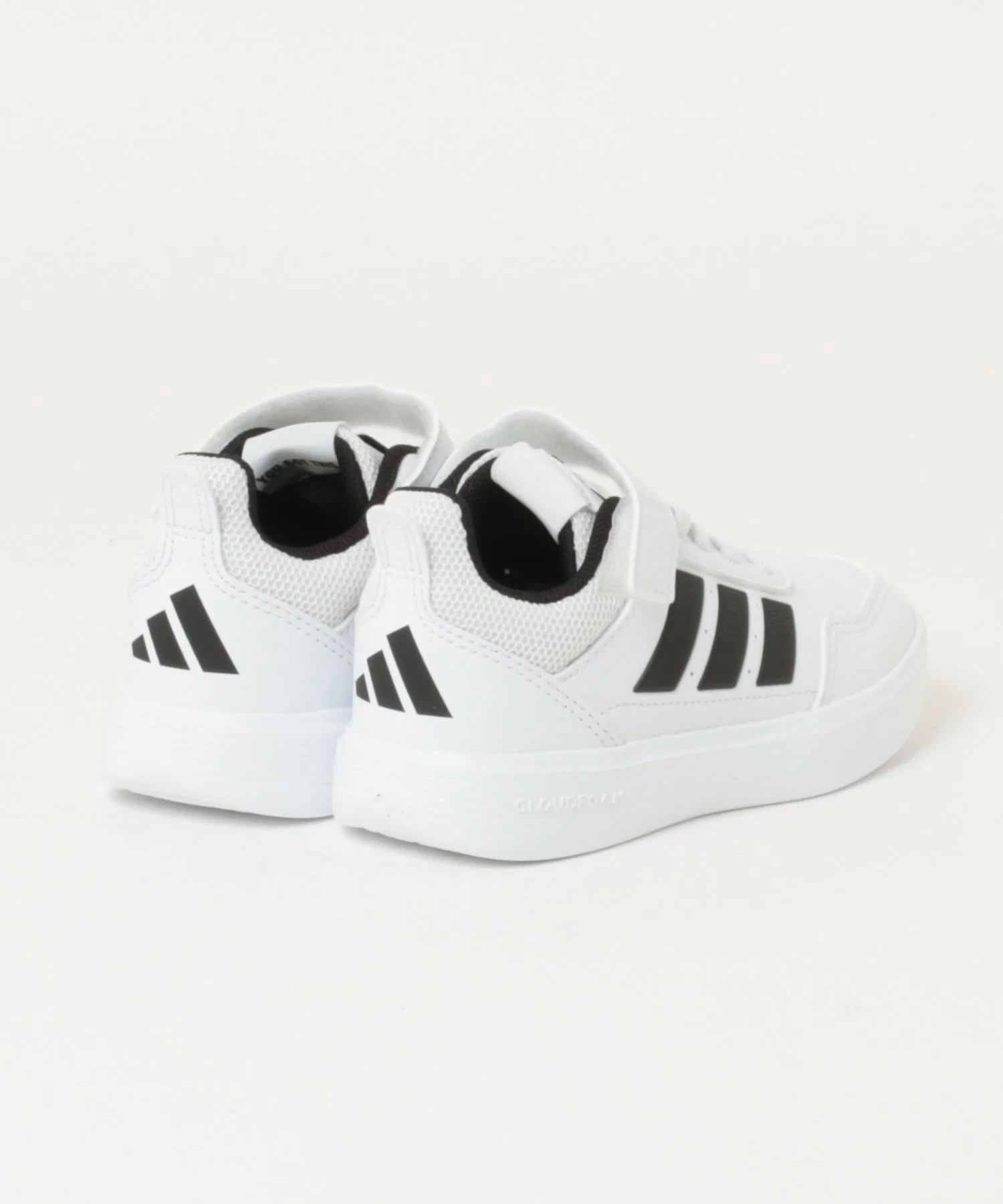 Детские кроссовки Adidas Tensaur Sport Lite K белые с чёрным — фото 2