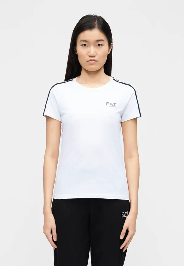 

Футболка с принтом Ea7 Emporio Armani, White, Белый, Футболка с принтом Ea7 Emporio Armani, White