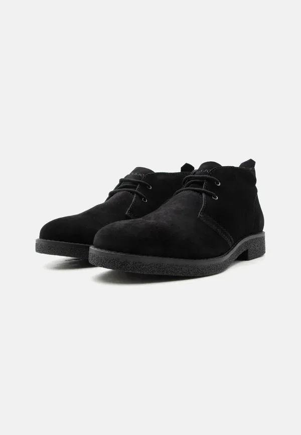 Ботинки повседневные Jfwhelsinki desert boot casual lace ups Jack & Jones, черный — фото 2