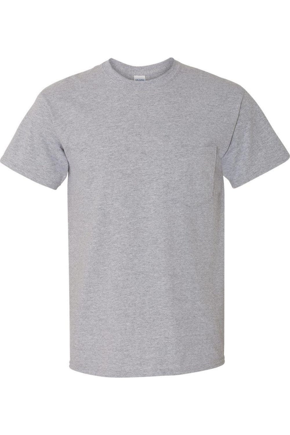 

Футболка Gildan из плотного хлопка с карманом, цвет sport grey