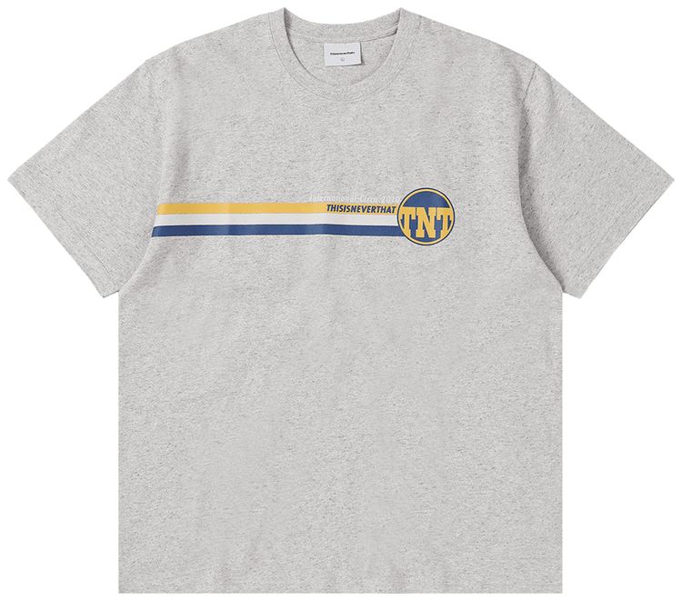 

Футболка thisisneverthat TNT Track Lines Tee 'Heather Grey', серый