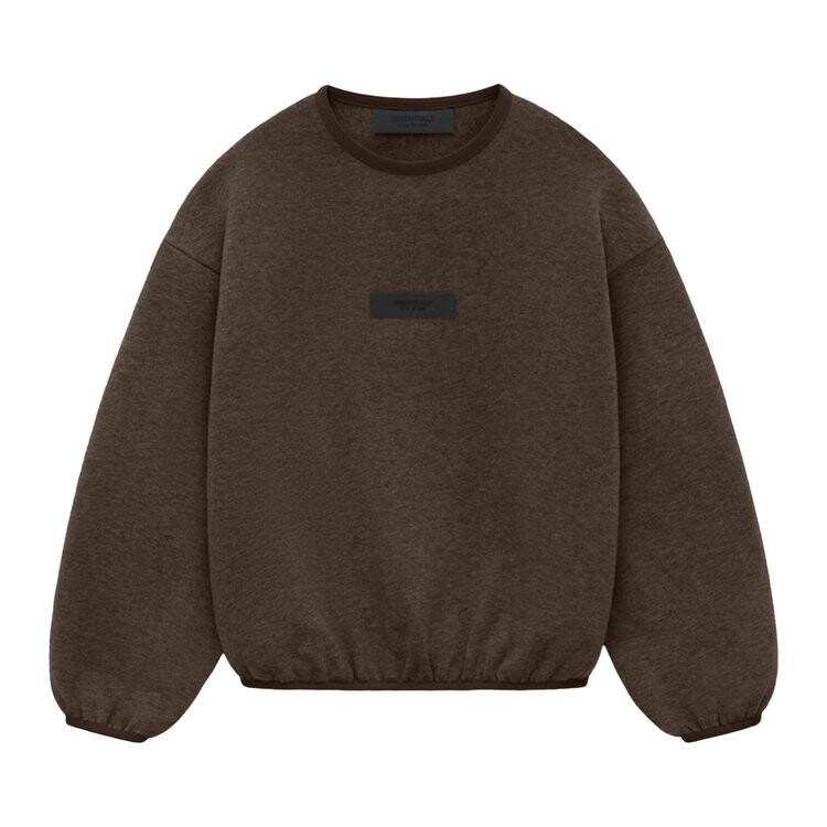 

Толстовка Fear of God Essentials Kids Crewneck, цвет Heather Wood