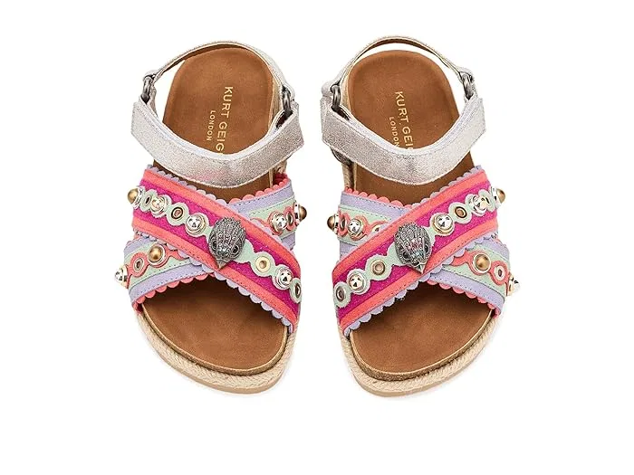 Сандалии с джинсовым ремешком Mini Kensington Kurt Geiger London Kids, Pastel — фото 3