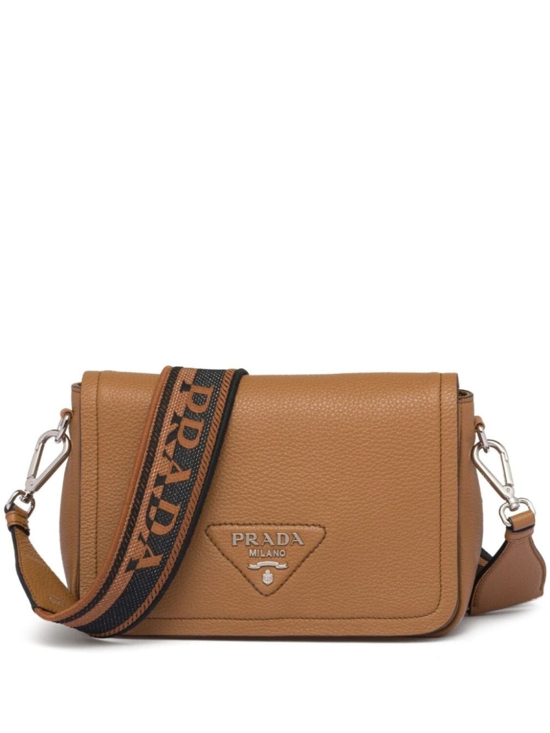 

Сумка Prada с логотипом, коричневый