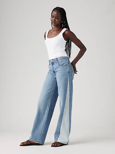 

Женские джинсы Baggy Dad Pieced Levi's, цвет Mixed Bag - Medium Wash