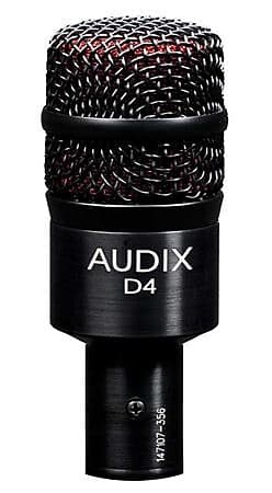 

Динамический микрофон Audix D4 Hypercardioid Dynamic Drum / Instrument Microphone