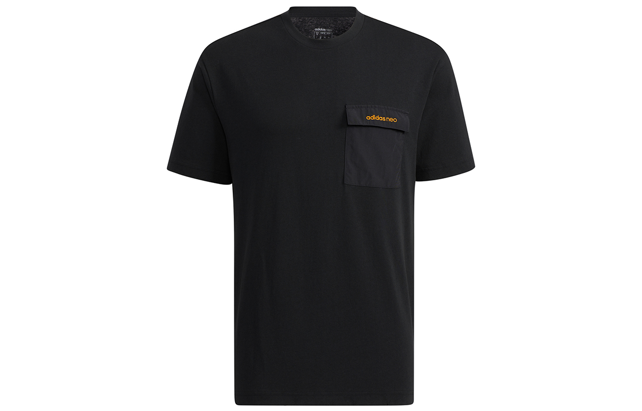 

Футболка мужская черная Adidas Neo, Черный, Футболка мужская черная Adidas Neo
