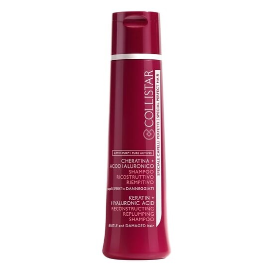 

Шампунь для волос с гиалуроновой кислотой, 250 мл Collistar, Keratin Hyaluronic