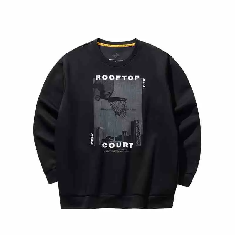 

ANTA Толстовка из баскетбольной коллекции мужская базовая black