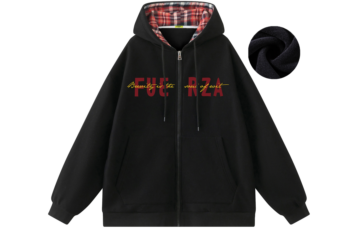 

Унисекс свитшот FUERZA, Black[Cardigan Fleece-Lined]