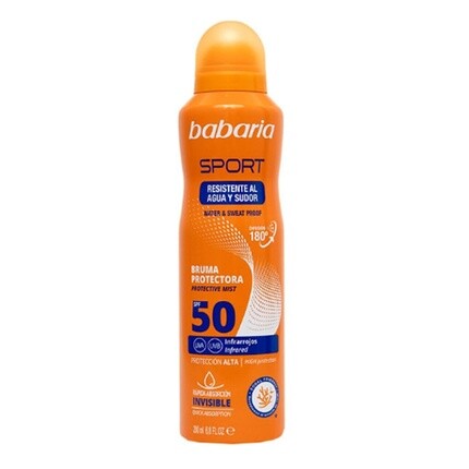 

Спортивный защитный спрей SPF50 200 мл Babaria