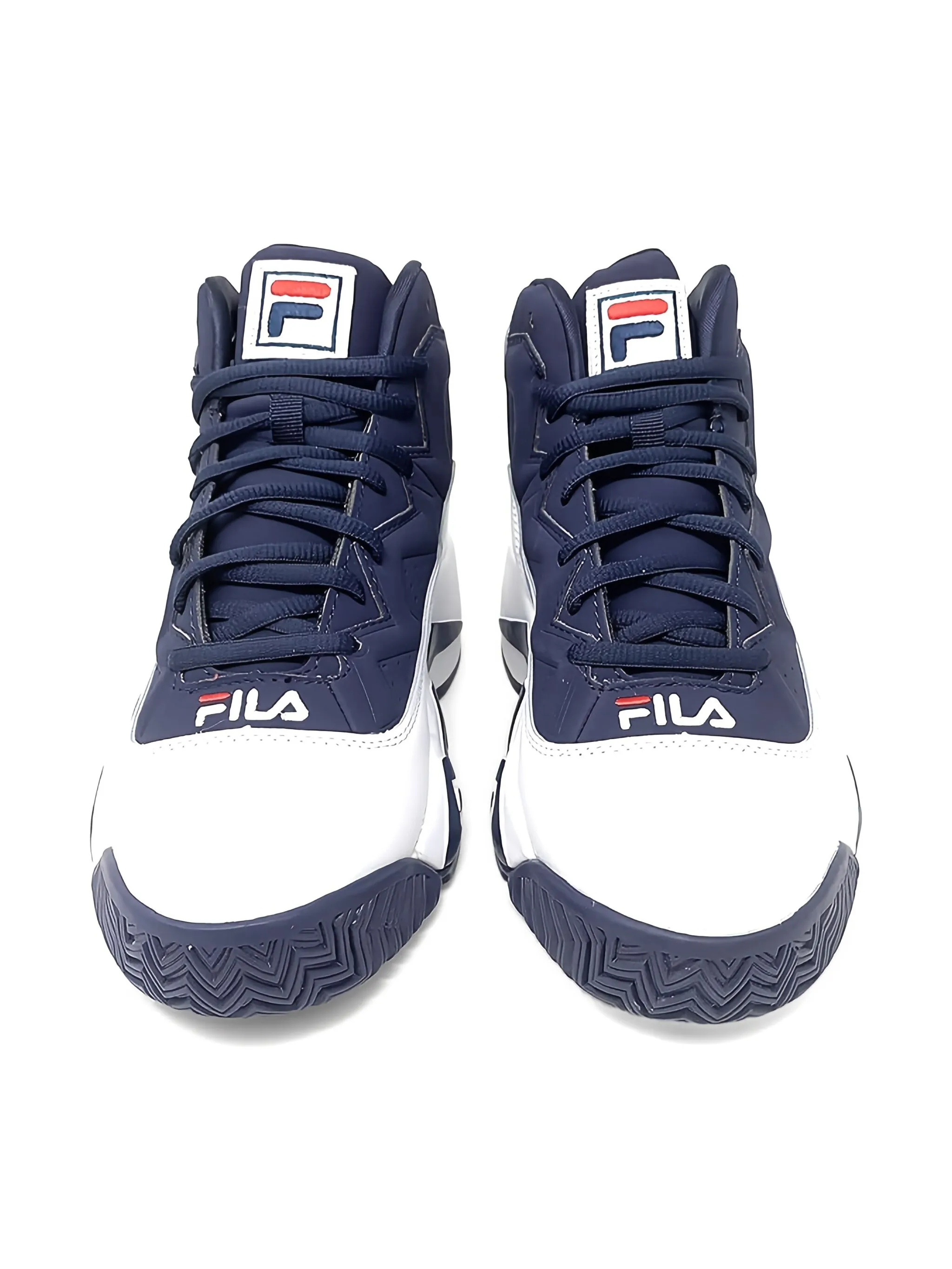 Кроссовки MB White/Navy/Red Fila Kids, белый — фото 4