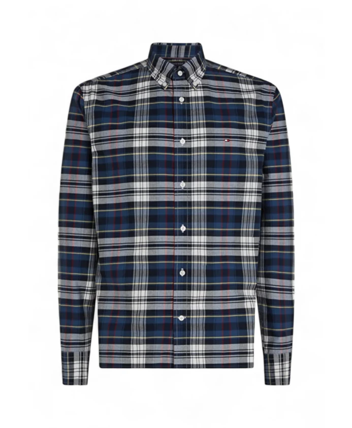 

Рубашка в клетку «наследие» в стиле оксфорд Tommy Hilfiger, синий