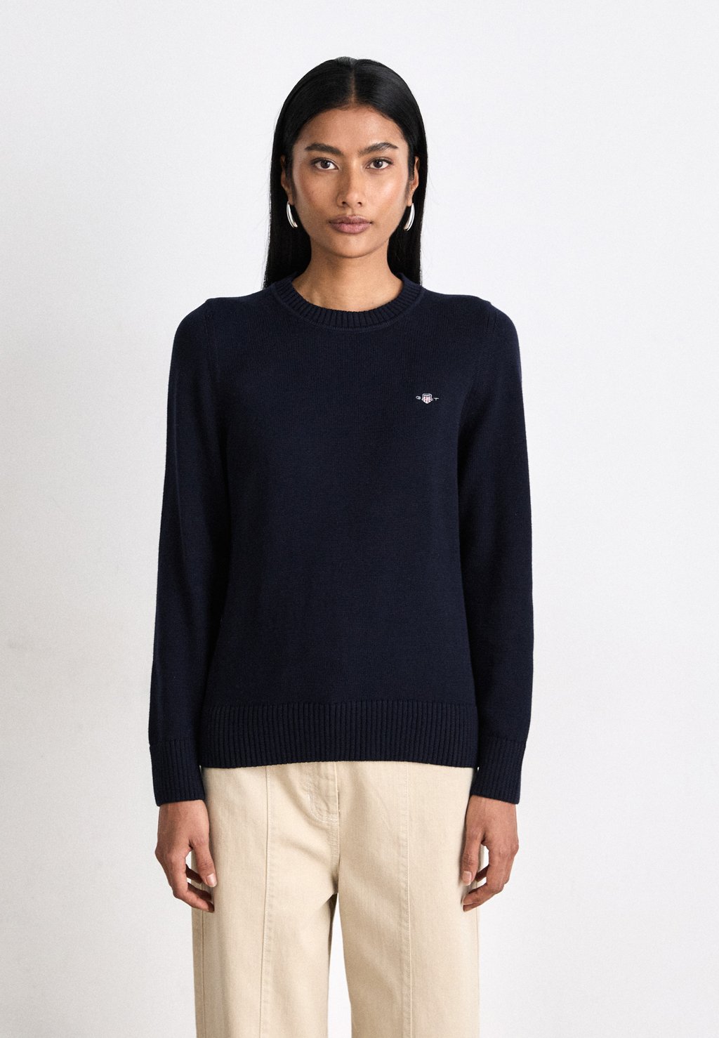 

Джемпер CLASSIC CNECK GANT, темно-синий