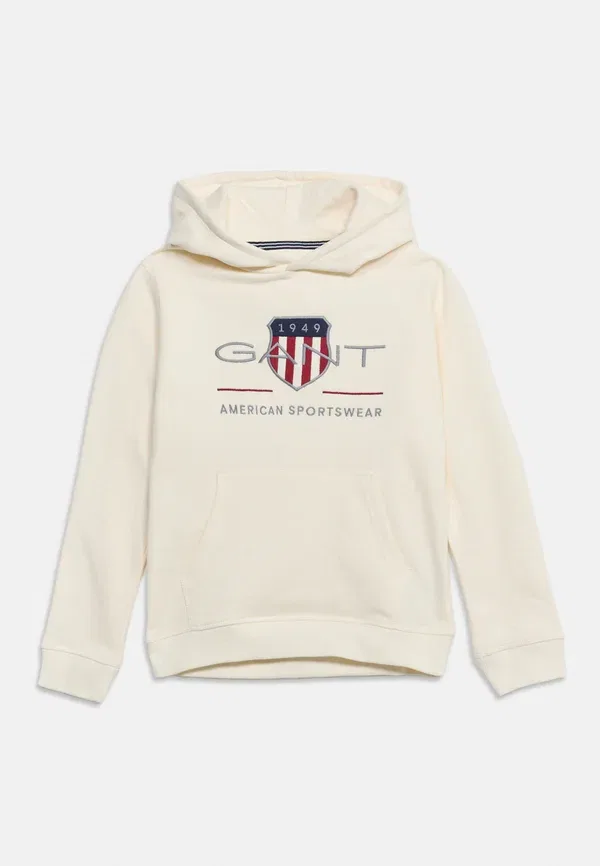 Толстовка с капюшоном Archive shield Gant, белый