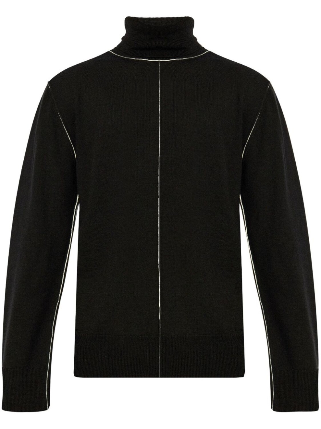 

MM6 Maison Margiela джемпер с высоким воротом, черный