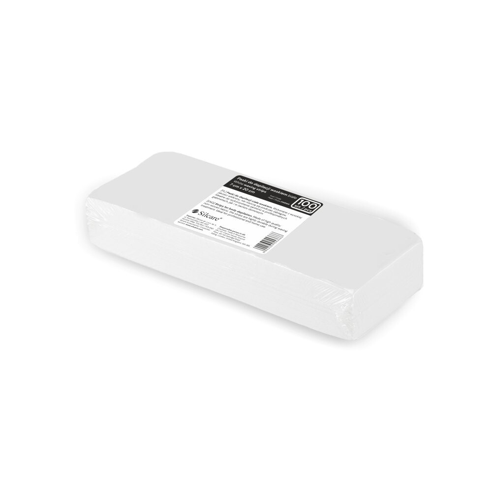 

Полоски для депиляции Silcare White 100 шт