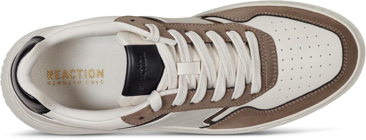 Мужские кроссовки Kenneth Cole REACTION Dover, слоновая кость/коричневый — фото 4