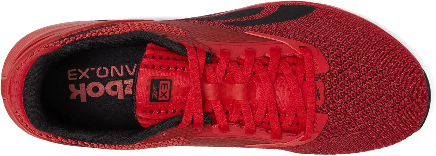 Кроссовки Reebok Unisex Nano X3, Vector Red Black — фото 2