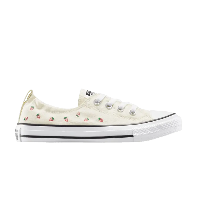 Слипоны Wmns Chuck Taylor All Star Shoreline Slip-On 'Embroidered Strawberries', кремовый