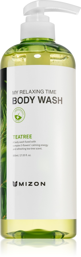 

Освежающий гель для душа с чайным деревом My Relaxing Time для проблемной и жирной кожи Mizon, 800 мл