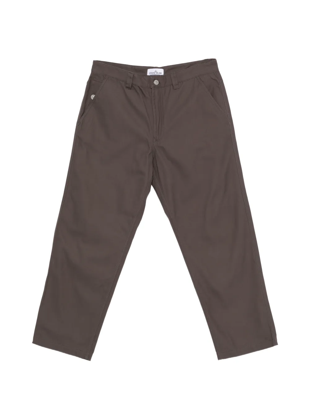 

Брюки с нашивкой-логотипом Stone Island, серый