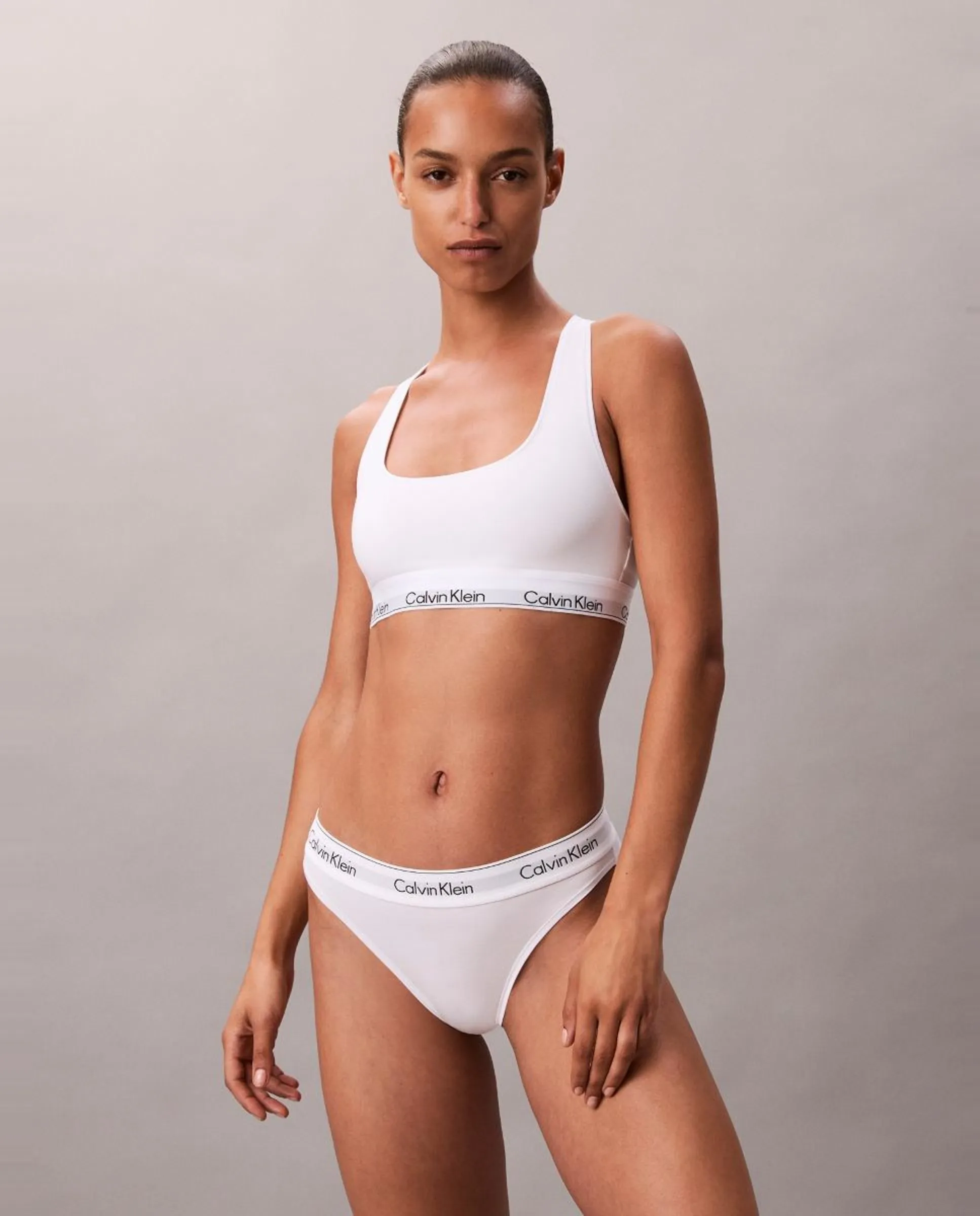 Бралетт ICON COTTON MODAL Calvin Klein, белый — фото 3