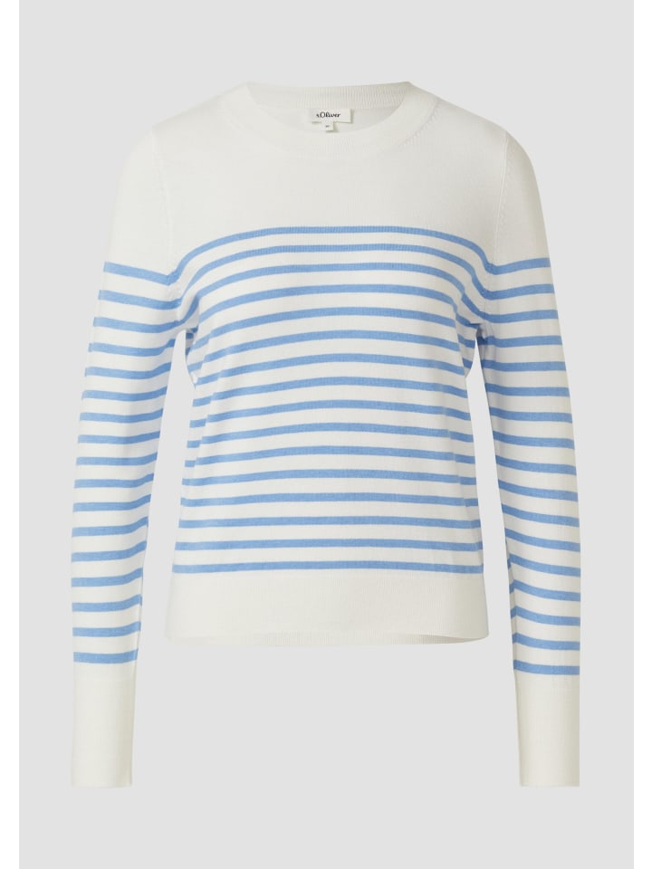 

s.Oliver Вязаный свитер цвета 51H0_арктический синий