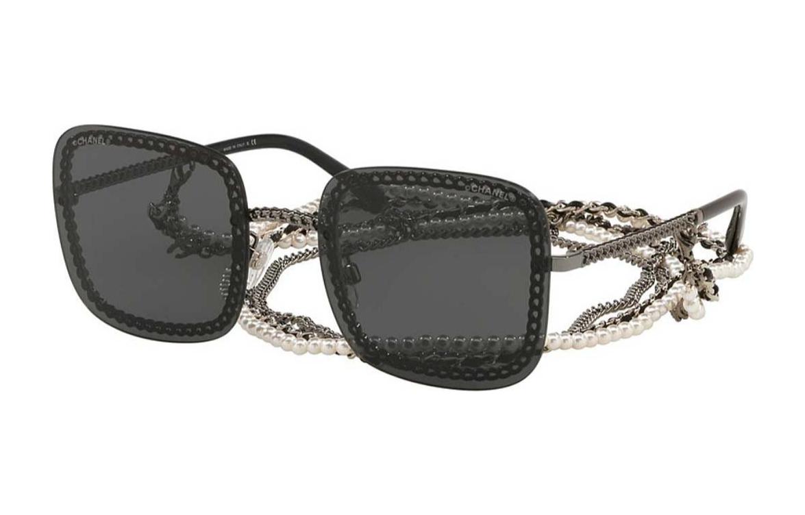 

Аксессуар Солнцезащитные очки квадратной формы из сплава CHANEL
