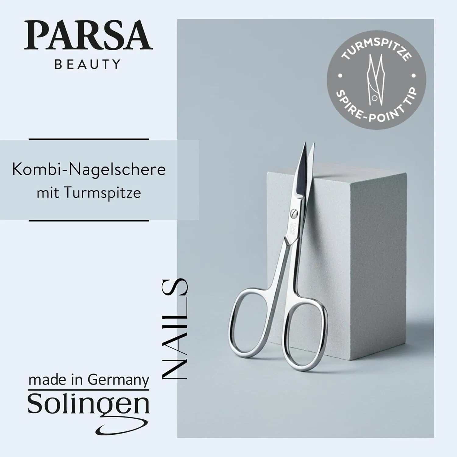 Профессиональные комбинированные ножницы для ногтей PARSA Beauty Solingen Parsa Beauty — фото 2