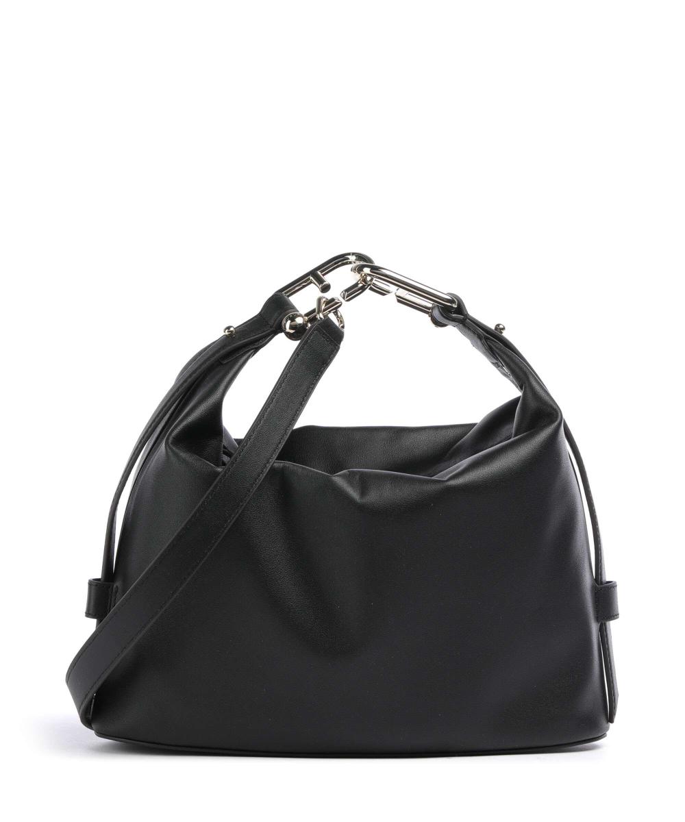 

Сумка Nuvola m из мелкозернистой кожи Furla, черный