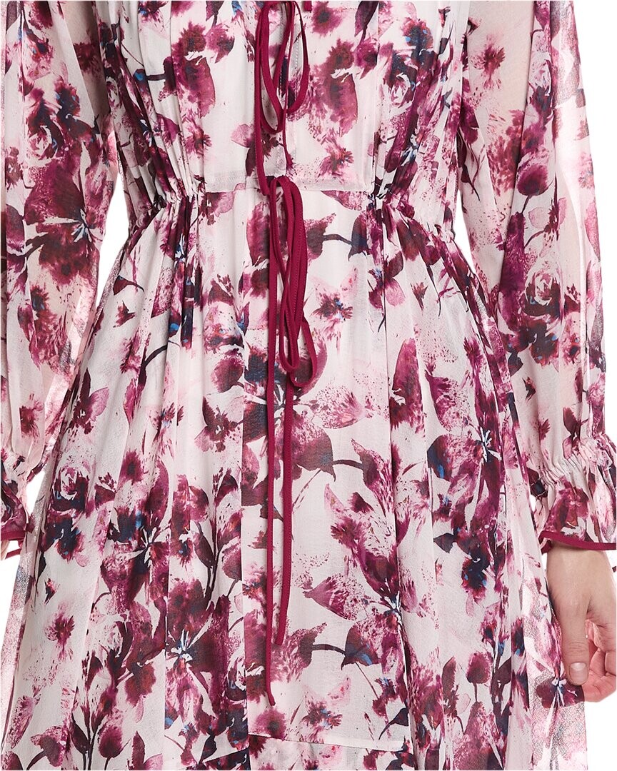 

Платье миди Marchesa Notte Aster, фиолетовый